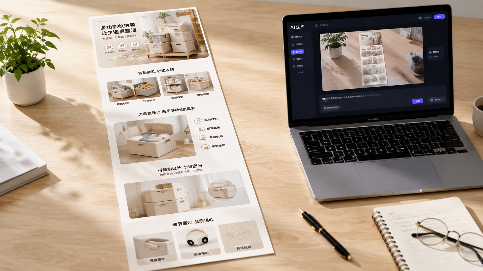 详情页制作外包被拖怕了?我靠AI半天出5版,每版成本不到一块
