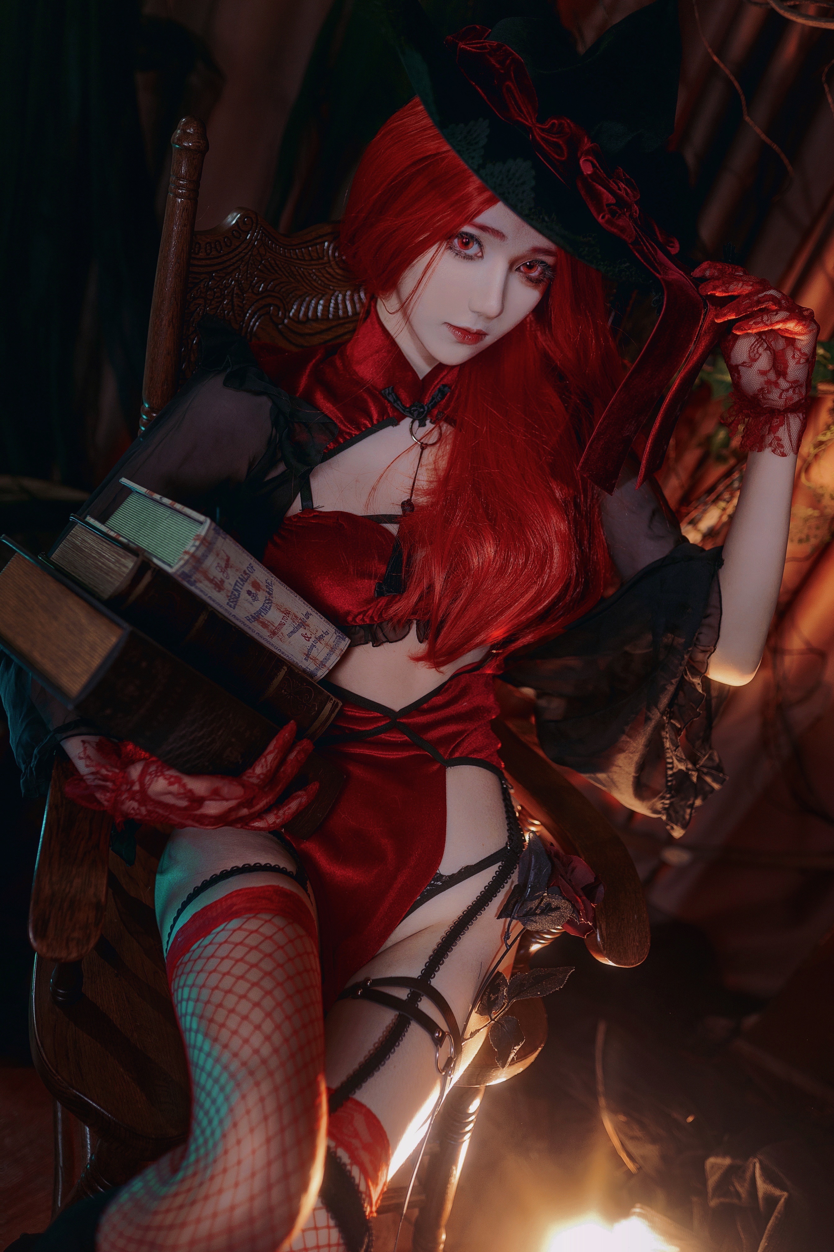 南桃Momoko·NO.083 红女巫-5 南桃Momoko·NO.083 红女巫-5