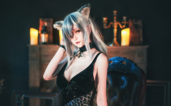 yui金鱼·NO.025 明日方舟 黑 [16P-91MB]