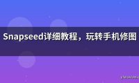 Snapseed详细教程,玩转手机修图